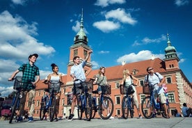 Excursão de bicicleta turística de meio dia pela cidade de Varsóvia para pequenos grupos