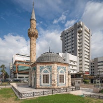 Konak Square view from Varyant. Izmir is popular tourist attraction in Turkey.