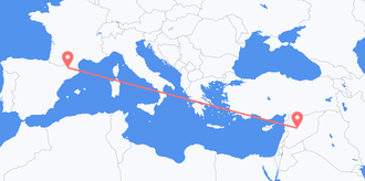 Flyrejser fra Syrien til Andorra