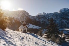 photo of a beautiful mountain view at Abtenau is a market town in the Hallein District of Salzburg in Austria.