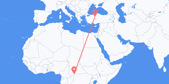 Vuelos de República Centroafricana a Turquía