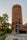 Medieval castle brick tower in Kruszwica, Poland. High viewpoint over Goplo lake. "Mice tower" is a part of a legend about Popiel, the Polish lord, which is written in Gallus Anonymous chronicles.