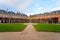 photo of Place des Vosges at morning in the Marais district of Paris, France.