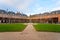 photo of Place des Vosges at morning in the Marais district of Paris, France.