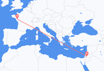 Flug frá Amman til Nantes