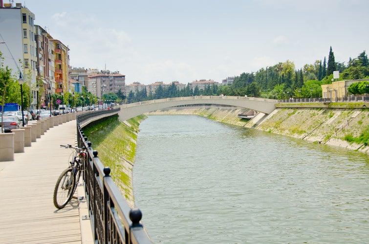 Photo of The Orontes River in Antakya (Antioch), Turkey.