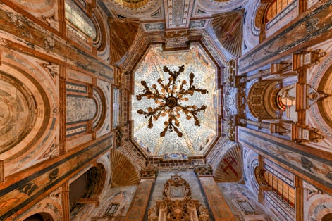 Photo of Interiors of the Cathedral of Santiago de Compostela in the Santiago de Compostela (Old Town).