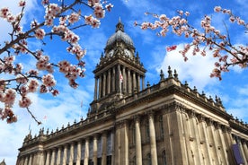 Photo of redeveloped Warehouses along the River in Leeds, UK.