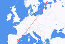 Flights from Tallinn to Alicante