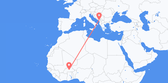 Burkina Faso to Montenegro