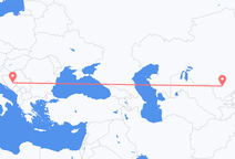 Flyg från Türkistan till Sarajevo