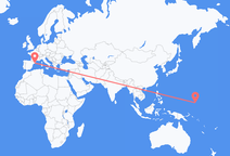 Vuelos de Pohnpei a Barcelona