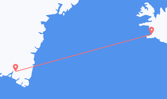 Flights from Reykjavík to Narsarsuaq