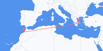 Vuelos de Marruecos a Grecia