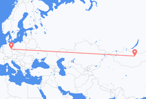 Flyg från Ulan Bator till Leipzig