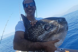 Journée de pêche de fond de 4 heures en bateau depuis Marbella