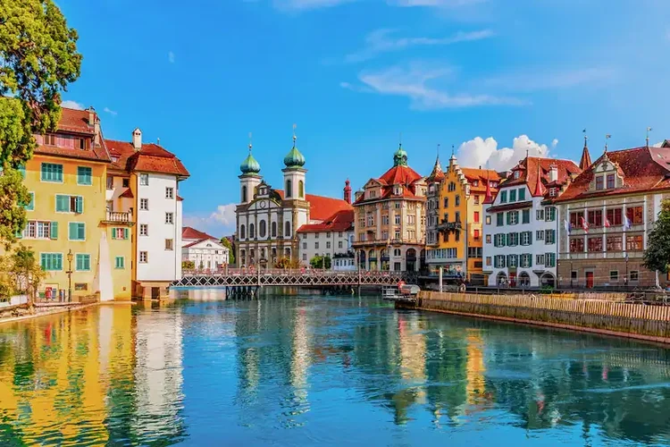 photo of view of Lucerne, Switzerland.