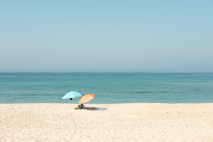 Photo of amazing view of beach of Grandola, Portugal.