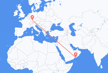 Flyg från Salalah till Stuttgart