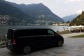 Comosjön-privat transfer MXP till Como-Cernobbio-Moltrasio-Laglio