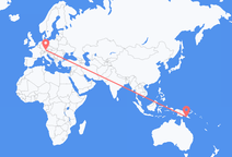 Port Moresby to Munich