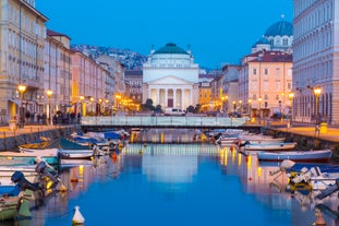 Aerial panoramic cityscape of Rome, Italy, Europe. Roma is the capital of Italy. Cityscape of Rome in summer. Rome roofs view with ancient architecture in Italy. 