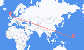 Flights from Marshall Islands to Scotland