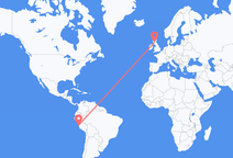 리마에서 출발해 글래스고로 향하는 항공편