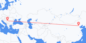 China to Serbia