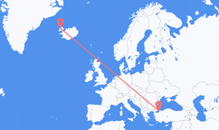 Flights from Istanbul to Ísafjörður