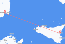 이탈리아 카타니아에서 출발해 이탈리아 칼리아리로(으)로 가는 항공편