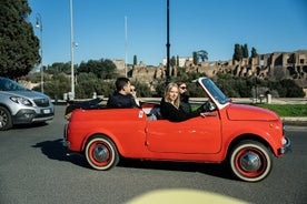 Róm Vintage Fiat 500 Cabriolet sjálfkeyrandi ferð