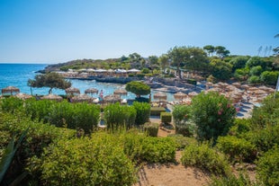 Photo of aerial view of Ialysos, Rhodes island ,Greece.