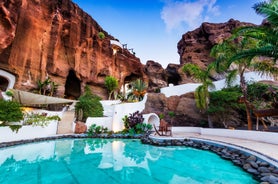 photo of landscape of Charco de San Gines in Arrecife, Lanzarote, Spain.