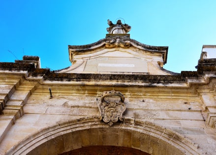 photo of view of Porta San Pietro or Porta Nuova Galatina Lecce Italy,Lucca Italy.