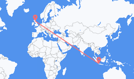 Flights from Indonesia to Scotland