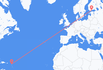 Antigua to Helsinki