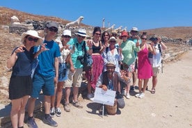 From Naxos/Paros: Delos & Mykonos Day Cruise with Expert Guide 