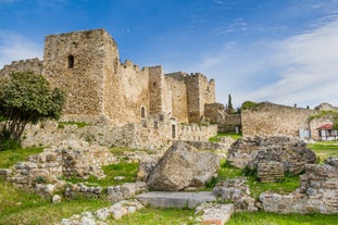 photo of The Leonidio town in Peloponnese, Greece on a sunny summer day.