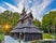 Fantoft Stave Church. HDR.