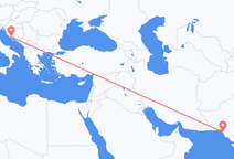 Flyg från Karachi till Split