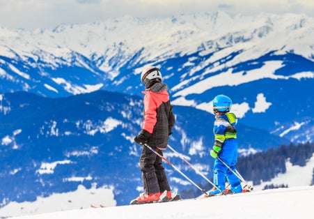 kier on the slopes of the ski resort of Brixen.