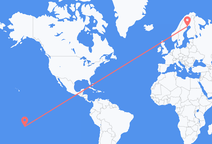 Vols de Tahiti pour Luleå