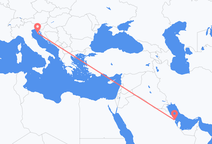 Flug frá Dammam til Pula