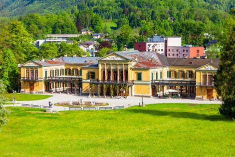 Kaiservilla in Bad Ischl, Austria. Kaiservilla was the summer residence of Emperor Franz Joseph and Empress Sisi Elisabeth of Austria.