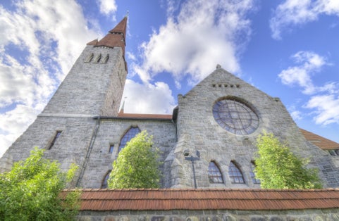 Tampere cathedral famous landmark in Finland