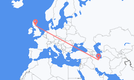 Vols de l’Iran vers l’Écosse