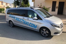 Private Transfer from Larnaca Airport to Limassol up to 7(pax) in 7 seater Taxi