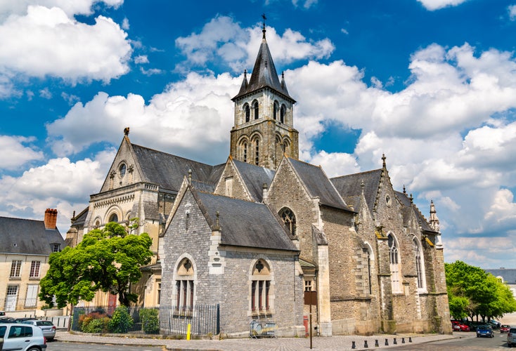 Photo of Saint Trinity Cathedral of Laval ,Pays de la Loire, France.