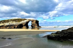 Utflykt till Catedrais Beach, Pancha Island och Asturien